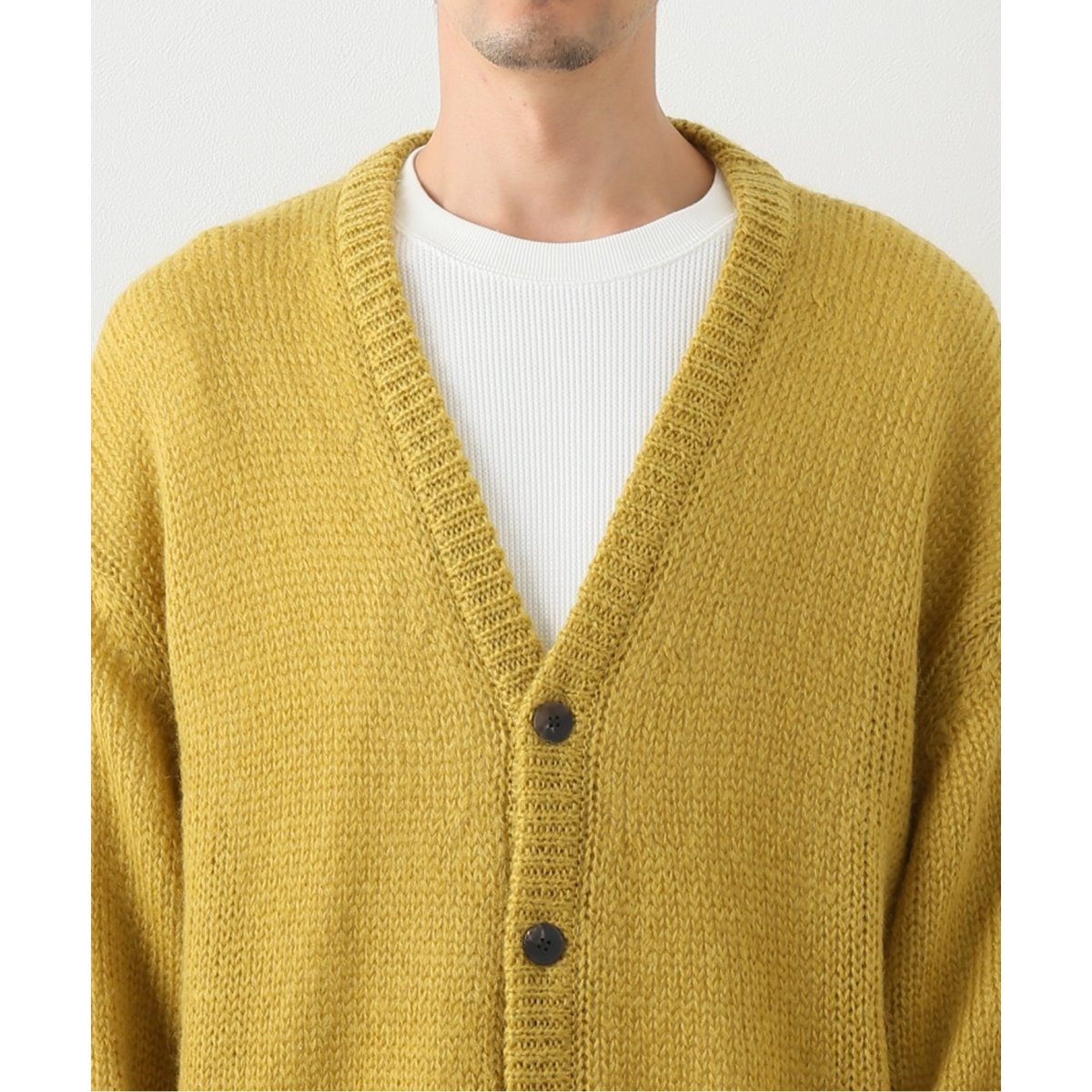 URU / ウル】WOOL MOHAIR - CARDIGAN | エディフィス(EDIFICE