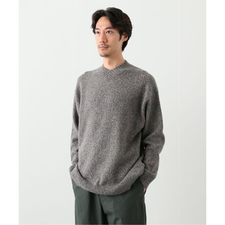 ATON / エイトン】SILTE MOULINE OVERSIZED V/N SWEATER 