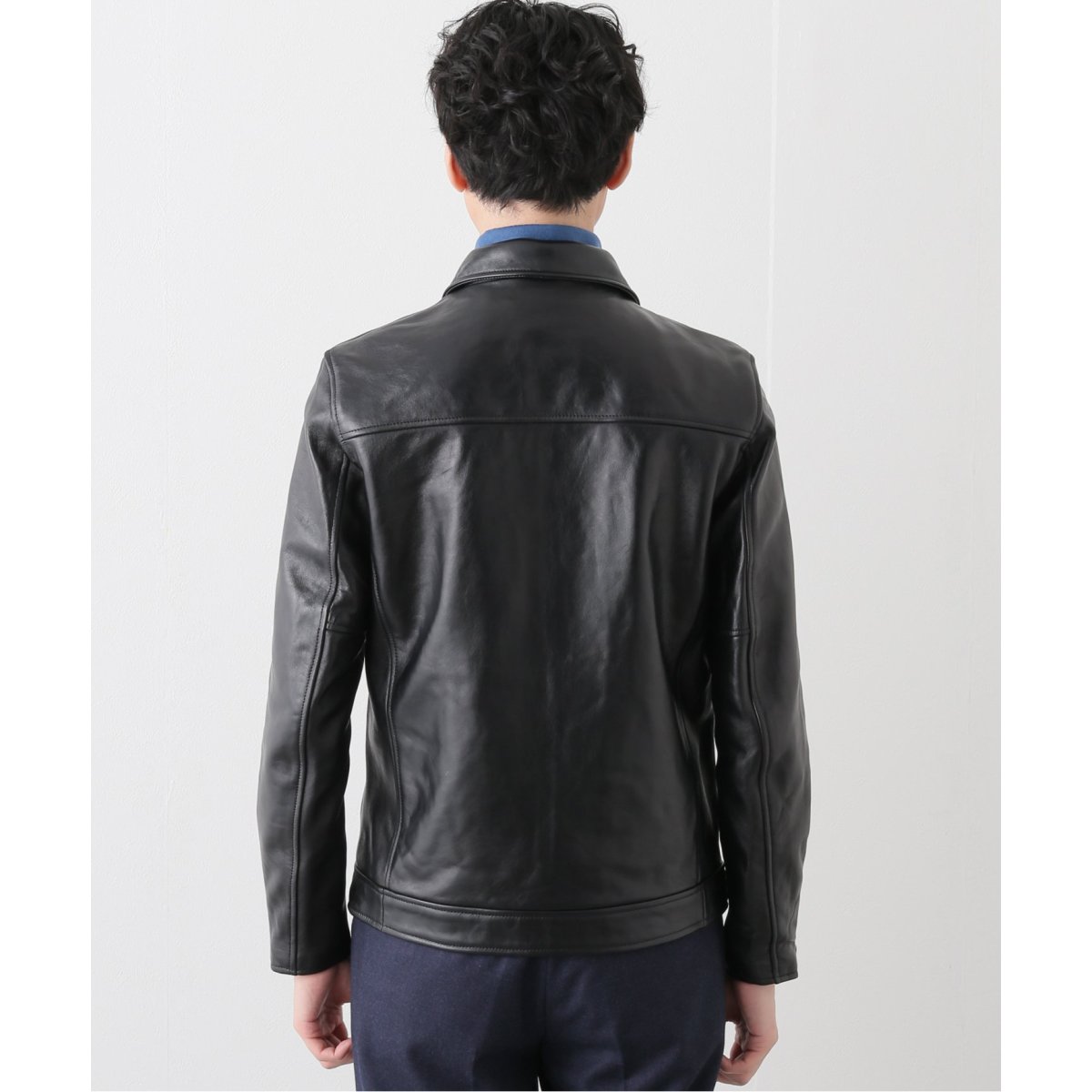 【極美品】ショット☆エディフィス別注　ラムレザー　シングル　ライダース 美品 エディフィス ラムレザー シングルライダース レザー