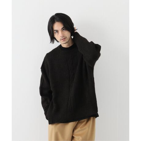 MARKAWARE / マーカウェア】BLACK ALPACA CABLE プルオーバー 