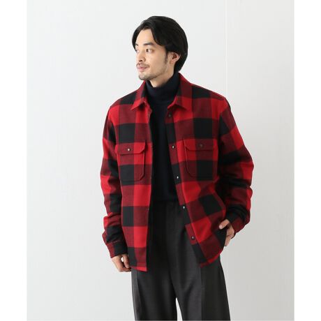 WOOLRICH / ウールリッチ】 アラスカンウール チェック オーバーシャツ  