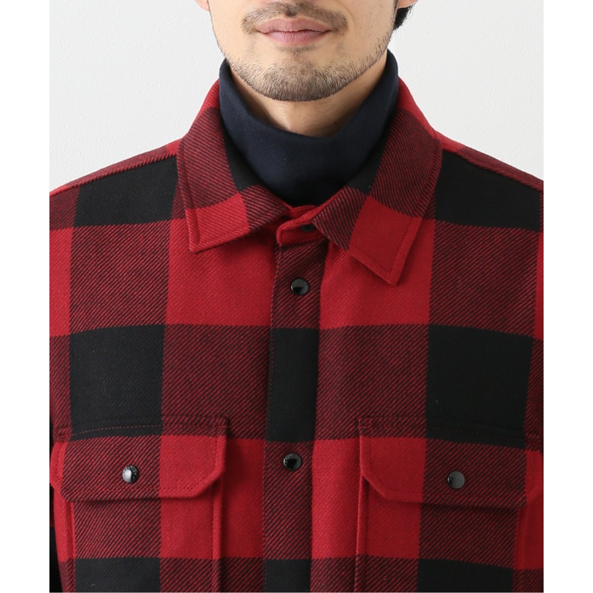 WOOLRICH / ウールリッチ】 アラスカンウール チェック オーバー
