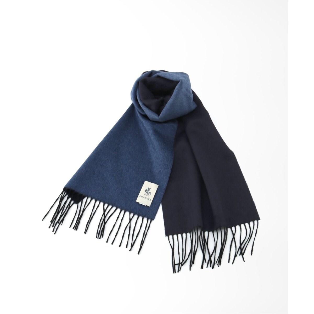 PIACENZA / ピアチェンツァ】シルクカシミア Wフェイスソリッド