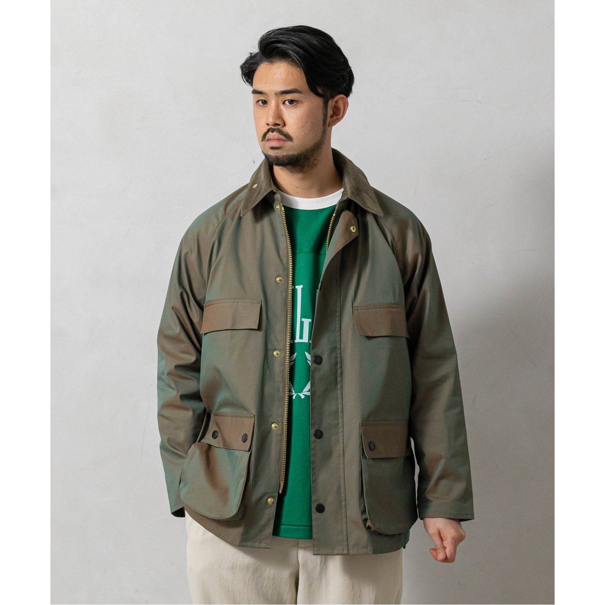 Barbour / バブアー】別注 OLD BEDALE タマムシ (ビデイル ...