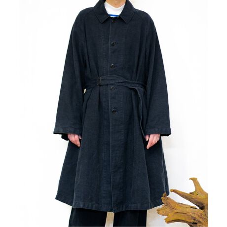 ETS.MATERIAUX / マテリオ】 M-38 モーターサイクル リネンコート  