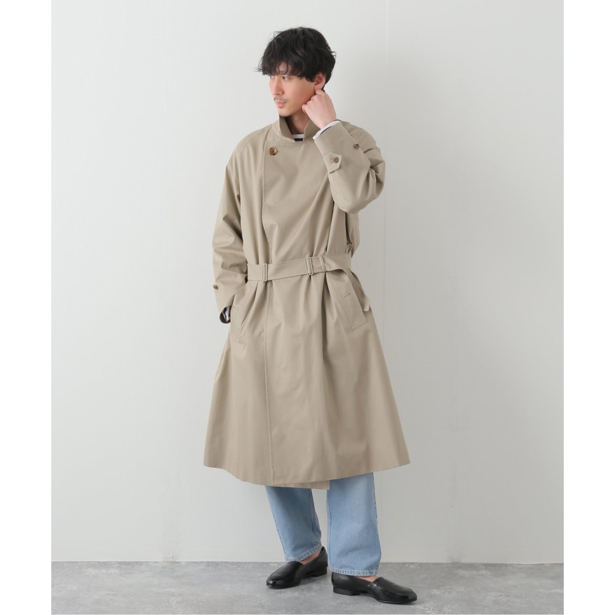 【美品】CIOTA スビンコットン タイロッケンコート CIOTA - 【ラスト1点】スビンコットンタイプライタータイ