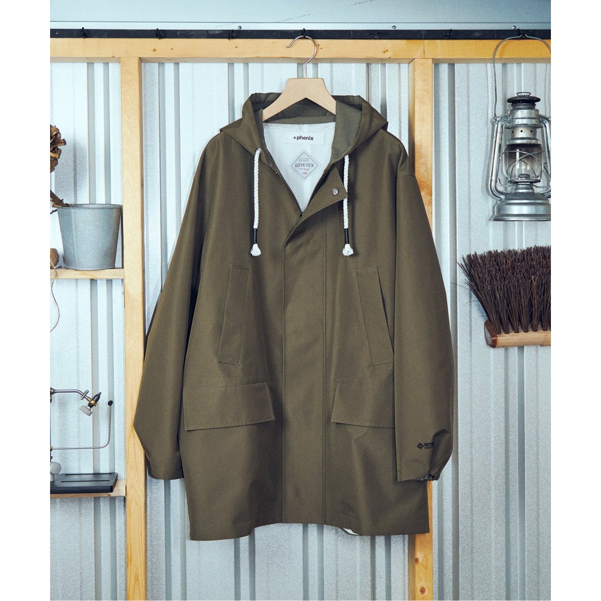 期間限定値下げedifice 迷迭香　GORETEX フーデットコート 期間限定値下げedifice 迷迭香 GORETEX フーデットコート ＋