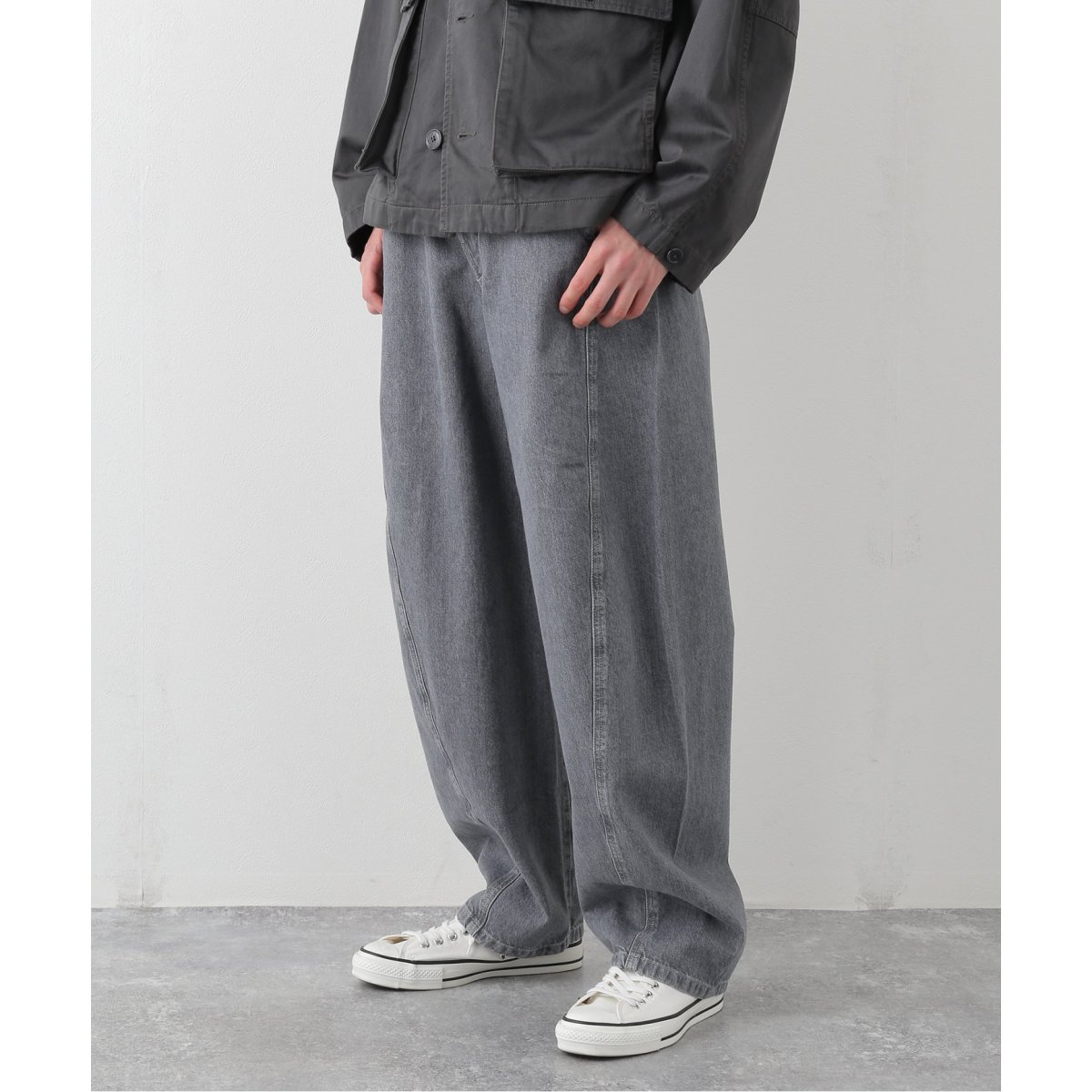【LEMAIRE】TWISTED PANTS denim stone grey
