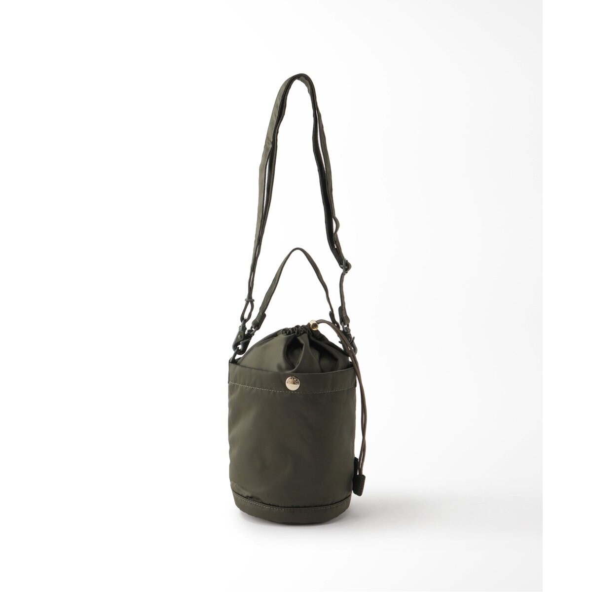 〈MACKINTOSH × PORTER〉　ミニバケットトート マッキントッシュPORTERミニバケットトート ブラックオリーブ