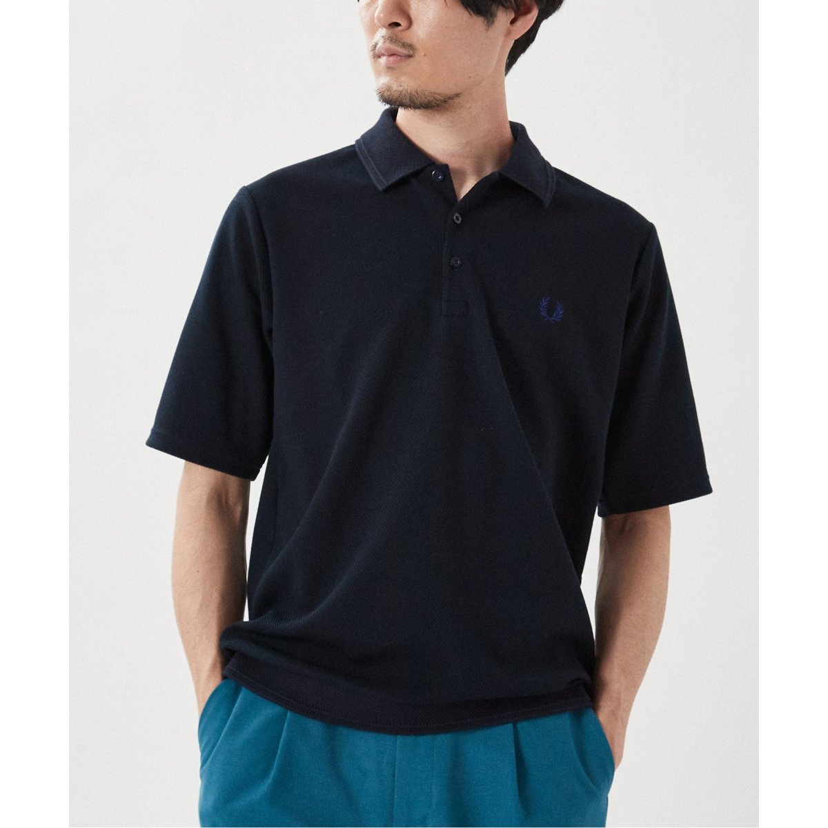 Fred Perry x Edifice SOLOTEX ポロシャツ L FRED PERRY / フレッド ペリー】別注 SOLOTEX(R) カルゼ