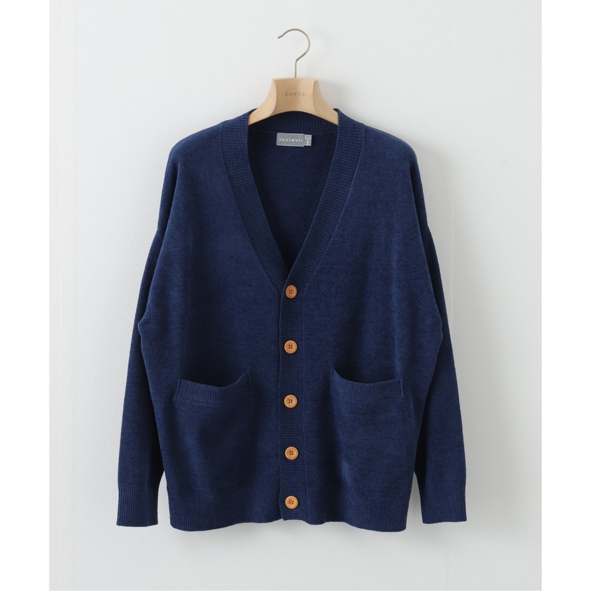nestwell / ネストウェル】TEAK V NECK COMFORT Cardigan