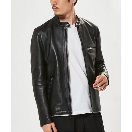 レザー シングルライダース ジャケット | エディフィス(EDIFICE  