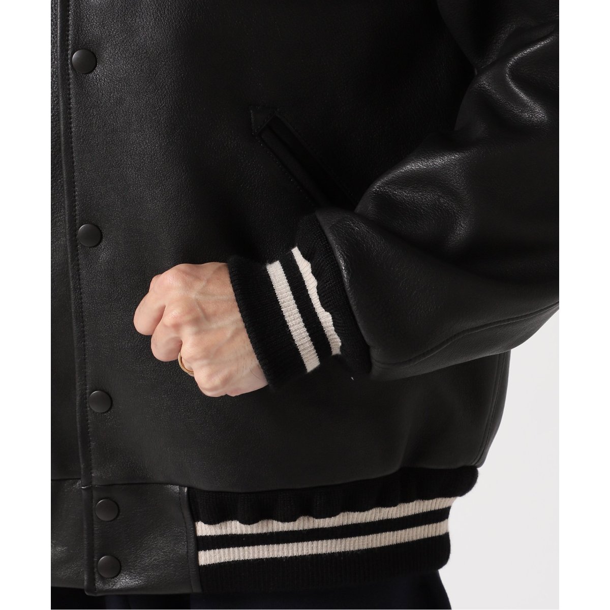 SKOOKUM / スクーカム】別注 レザー スタジャン | エディフィス