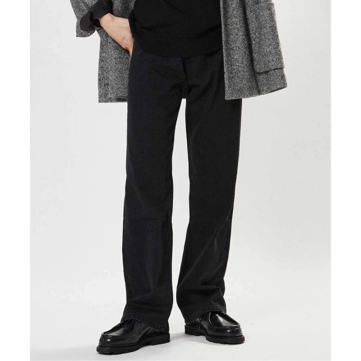 A.P.C. EDIFICE 別注 NEW TAILLE HAUTE BLACK A.P.C. / アーペーセー】別注 NEW TAILLE HAUTE ブラックデニム