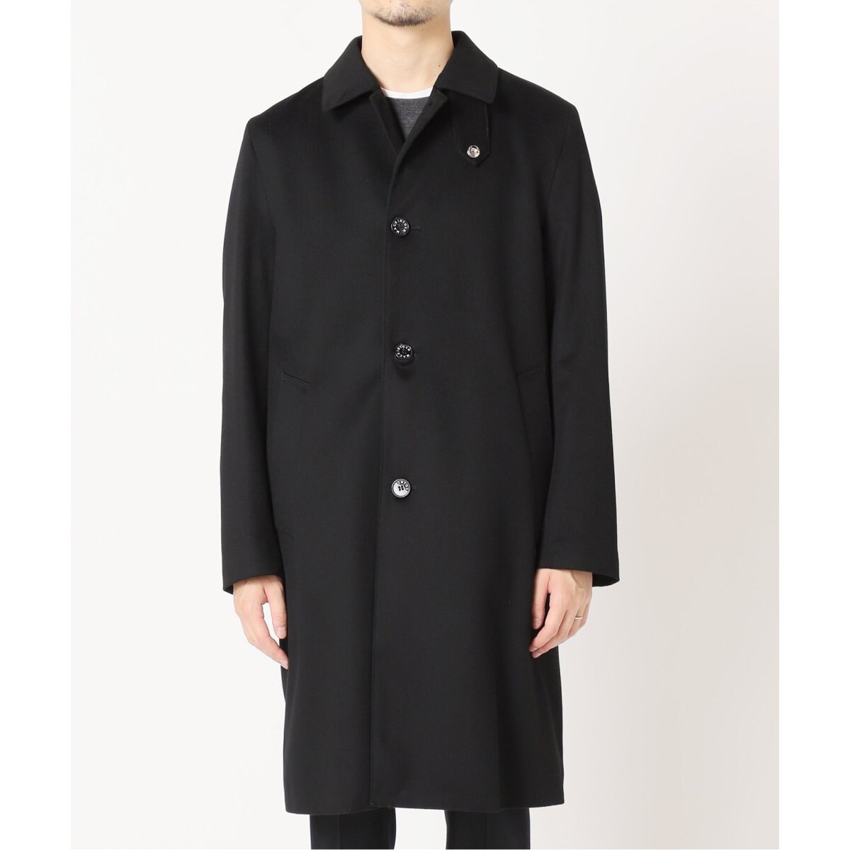 美品 マッキントッシュ ロロピアーナ ダンケルド グレー 38 L ベルト付