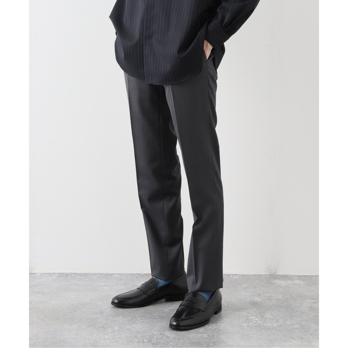 GERMANO for EDIFICE ウール イージースラックス イタリア製 GERMANO for EDIFICE ウール イージースラックス イタリア製