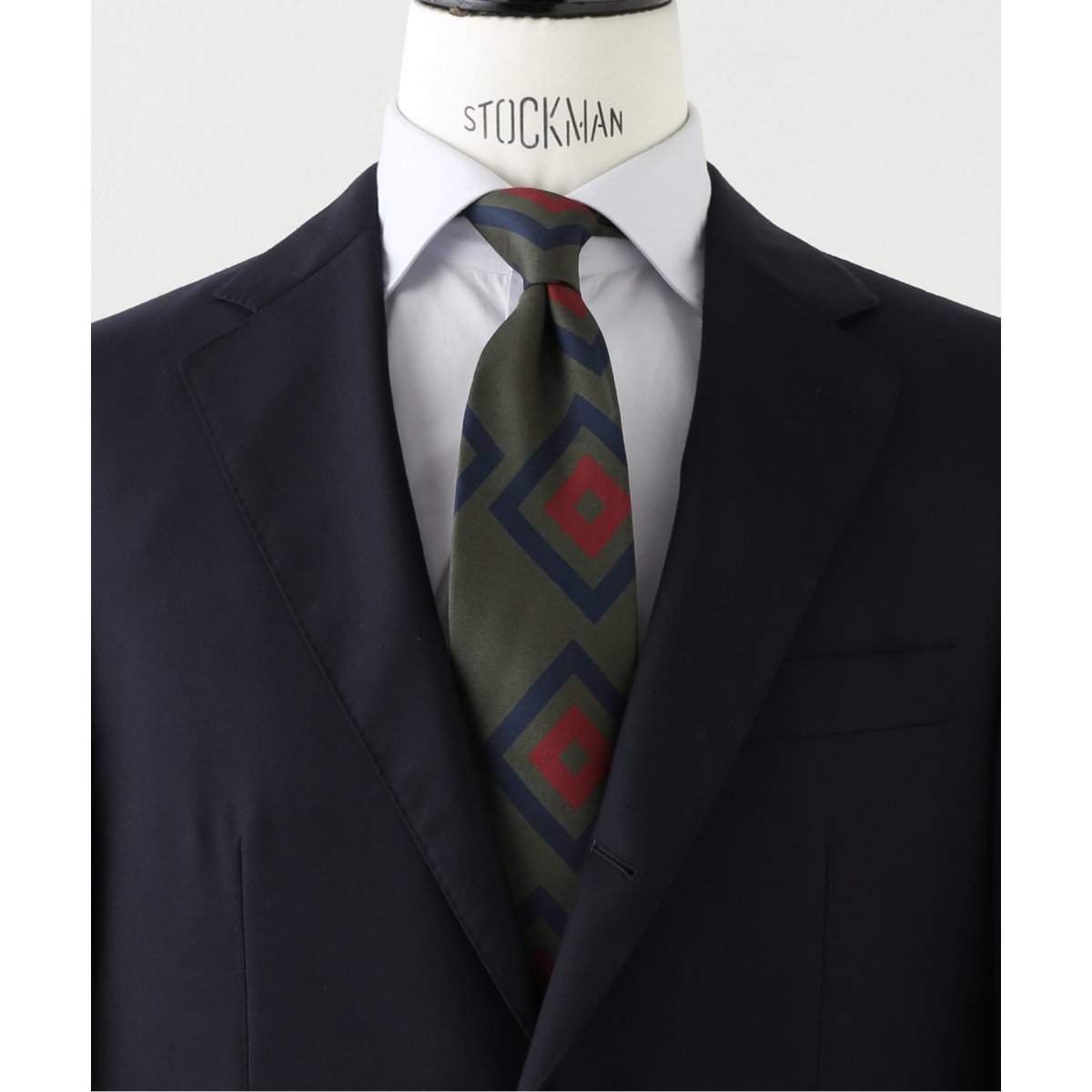 FRANCO BASSI / フランコ バッシ】ジオメトリックプリントタイ