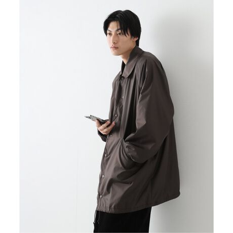 エディフィス LA BOUCLE バルカラーシャンブレーツイルコート （撥水 