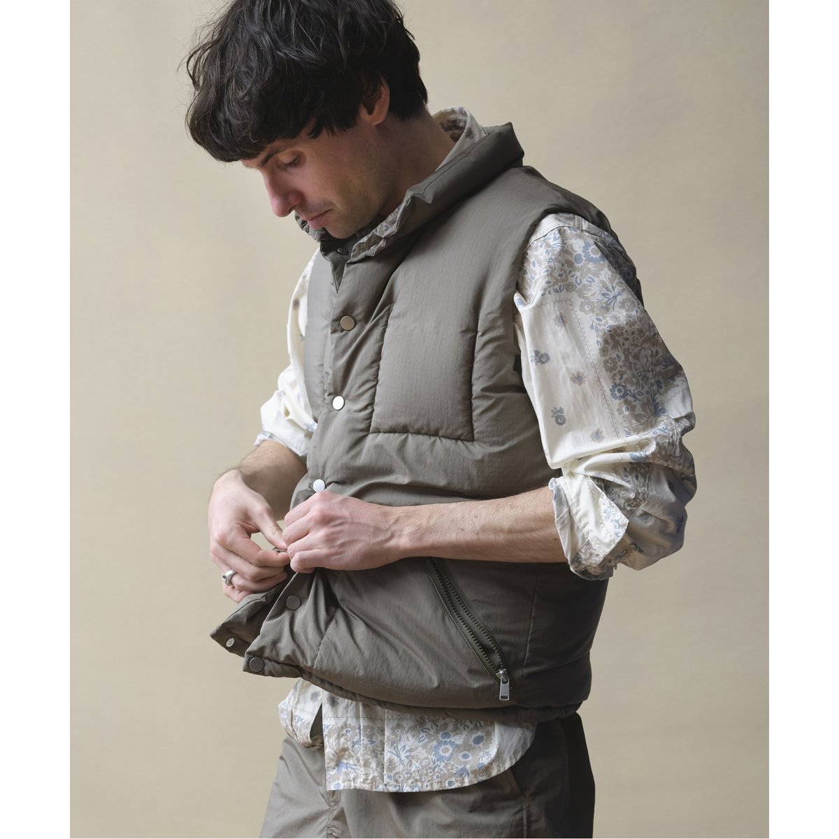 nonnative HIKER DOWN VEST POLY RIPSTOP-