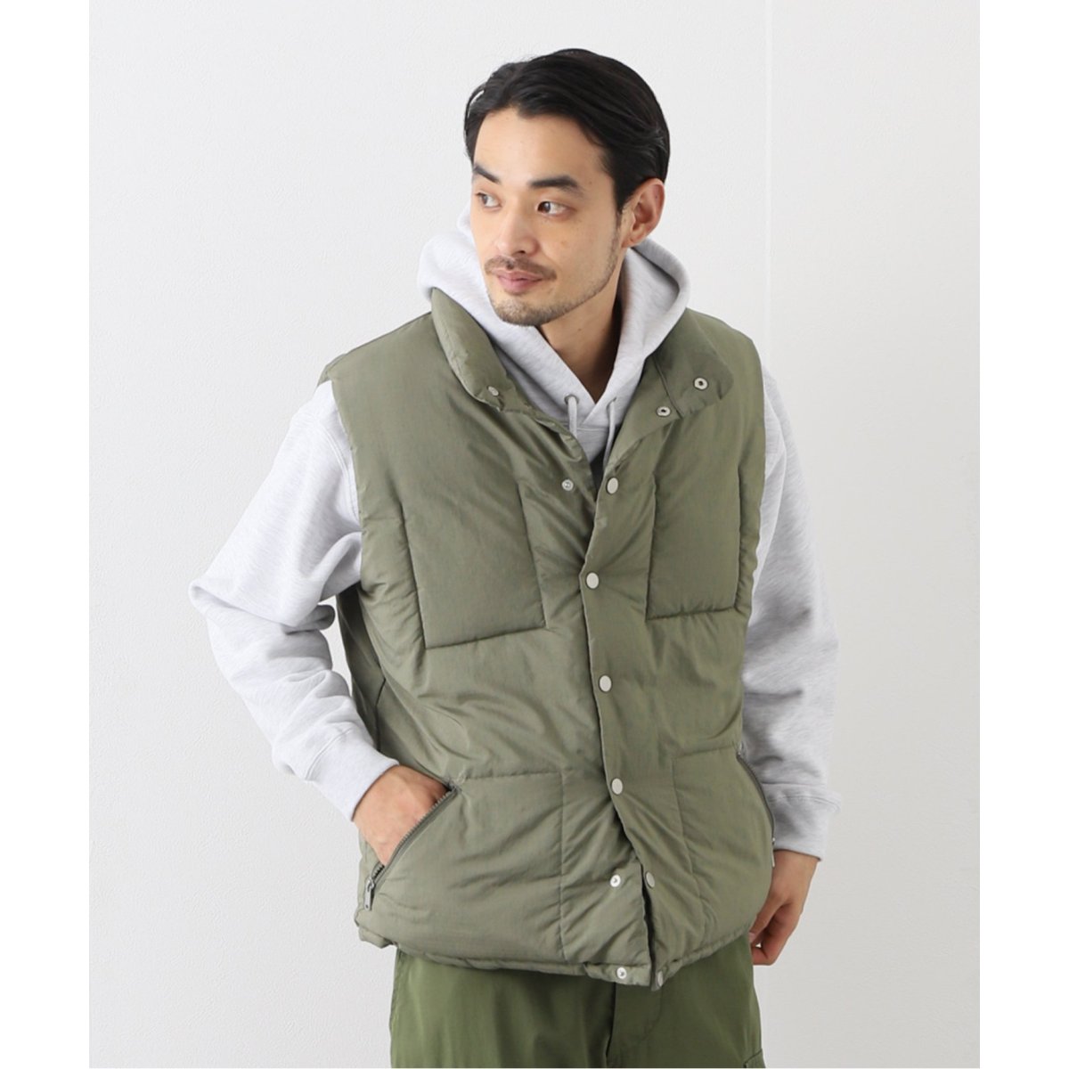 高価値 nonnative◇18AW/HIKER DOWN VEST POLY WEATHER/1/ポリエステル