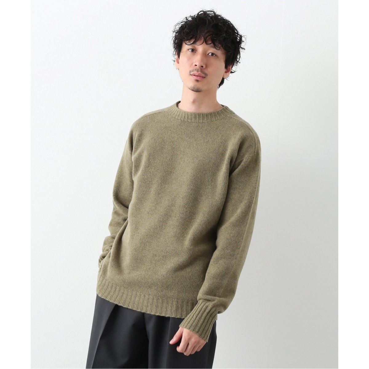 有名人芸能人】 ETS.MATERIAUX /マテリオSABA.MOUNTAIN SWEATER ニット