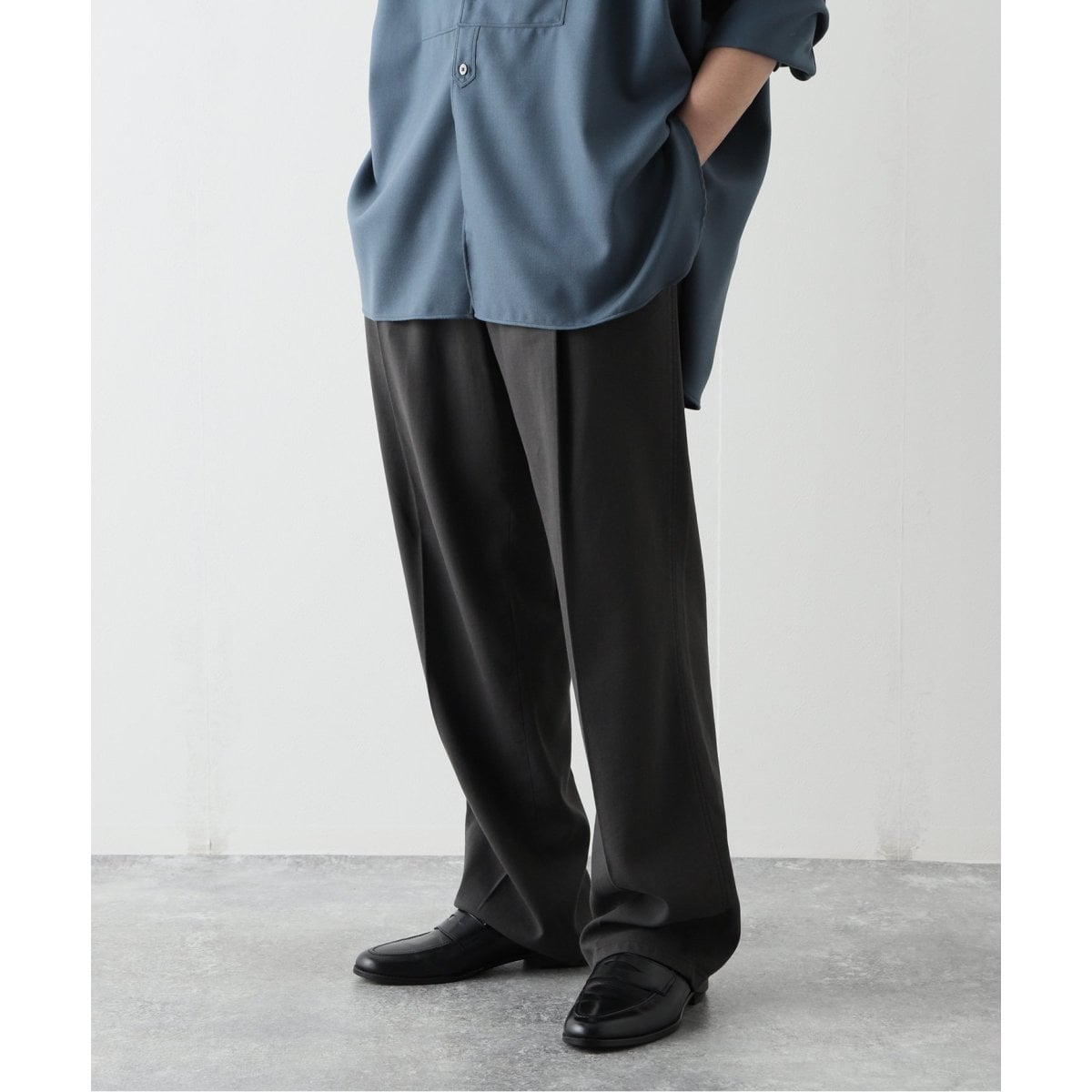 lemaire ルメール 22AW/LOOSE PLEATED PANTS