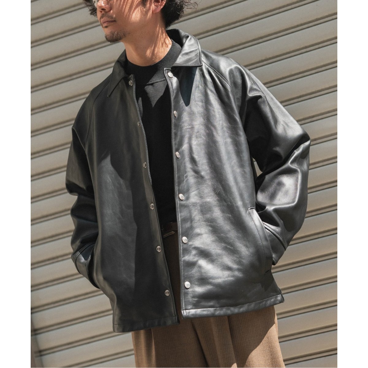 Schottショット Sheep Coach Jacket schott（ショット）の「SCHOTT-SHEEP COACH JACKET（ライダース