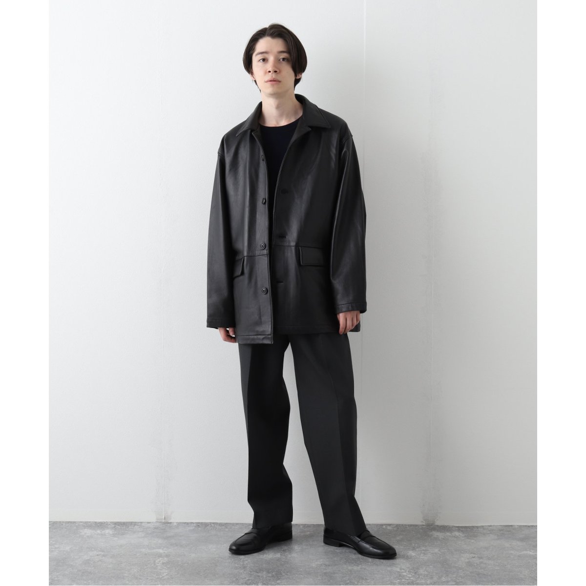 Schott / ショット】LOOSE FIT LEATHER JKT | エディフィス(EDIFICE