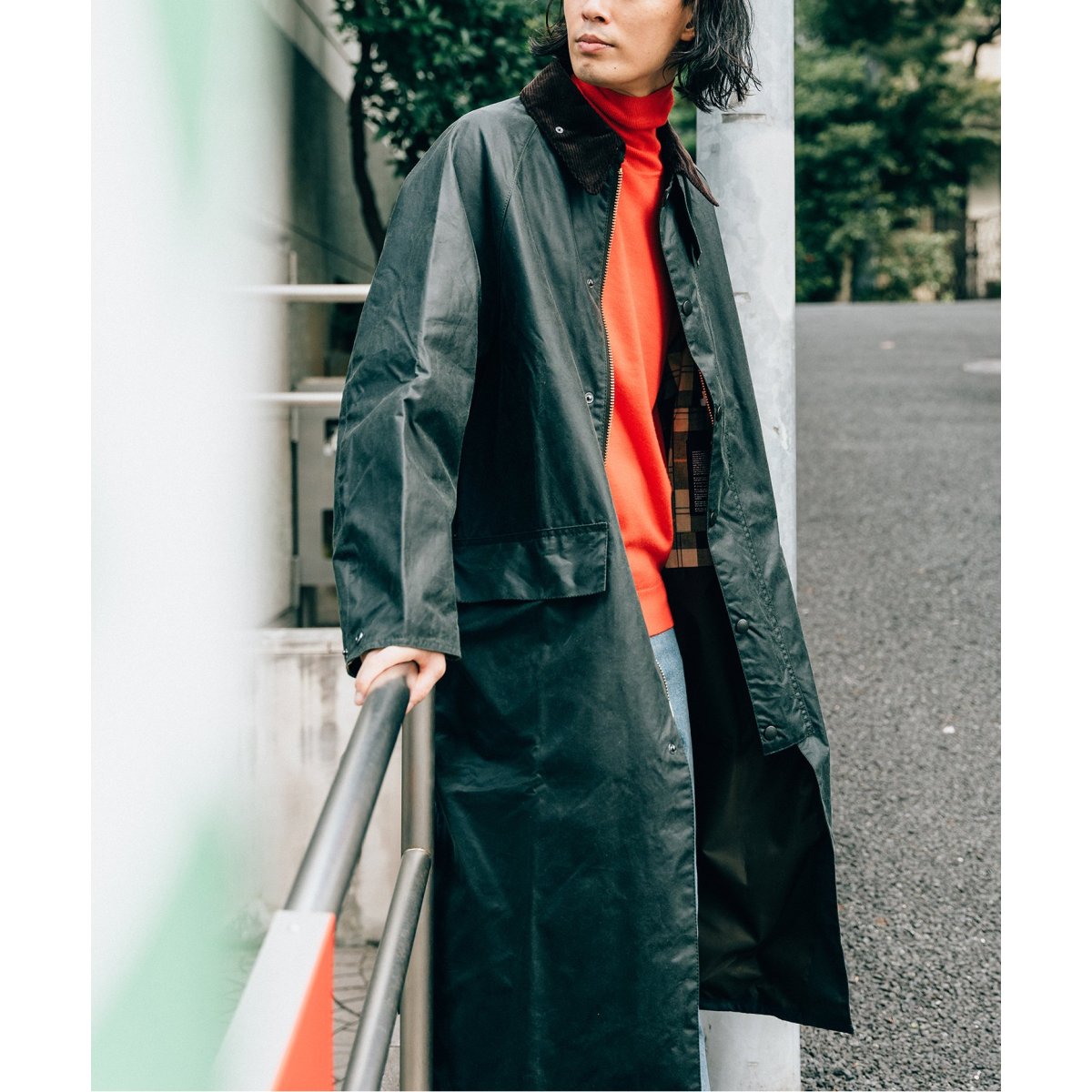 Barbour / バブアー】OVERSIZE WAX BURGHLEY (バーレー