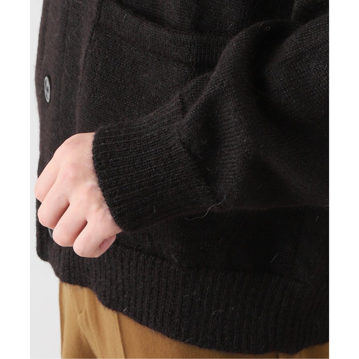 MARKAWARE / マーカウェア】POLO COLLAR CARDIGAN ALPACA