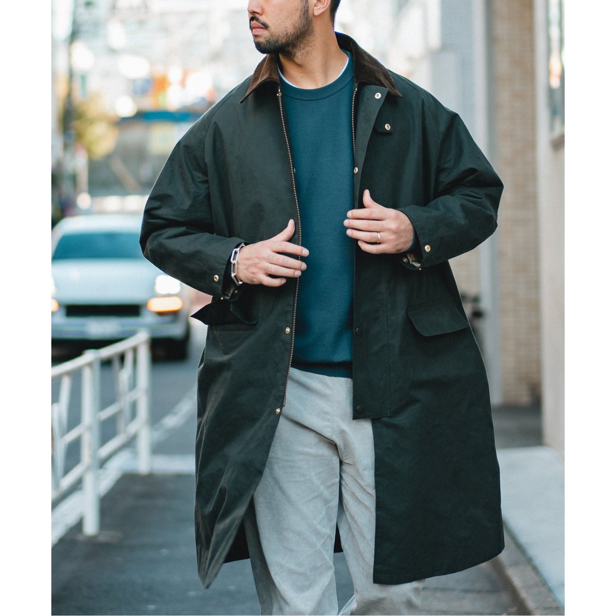Barbour for MARKAWARE & EDIFICE】バブアー 別注 BURGHLEY（バーレー ...