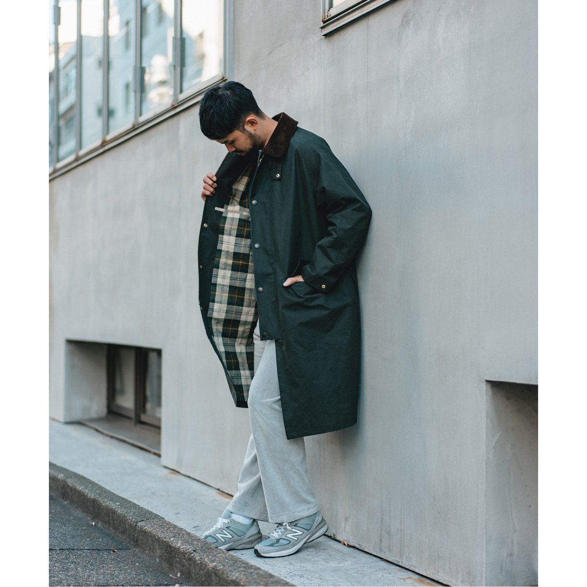 Barbour for MARKAWARE & EDIFICE】バブアー 別注 BURGHLEY