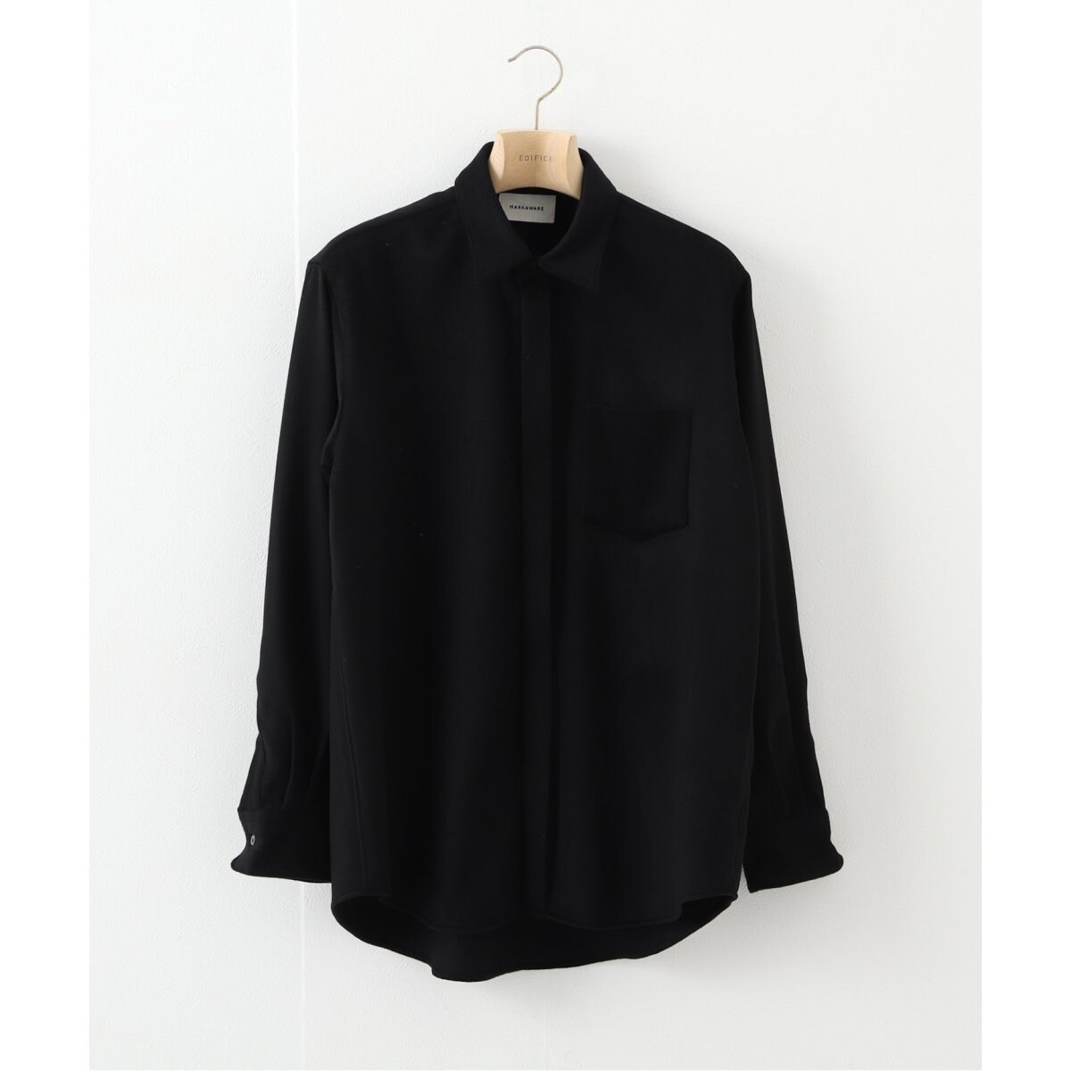 トップス MARKAWARE Cashmere FLY Front Shirts MARKAWARE / マーカウェア】 CASHMERE FLY FRONT SHIRT | エディフィス