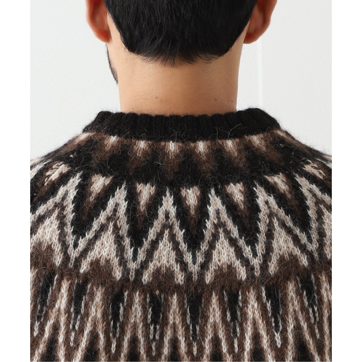 ネイビーシー 新品 MARKAWARE 22AW NORDIC SWEATER ALPACA - 通販