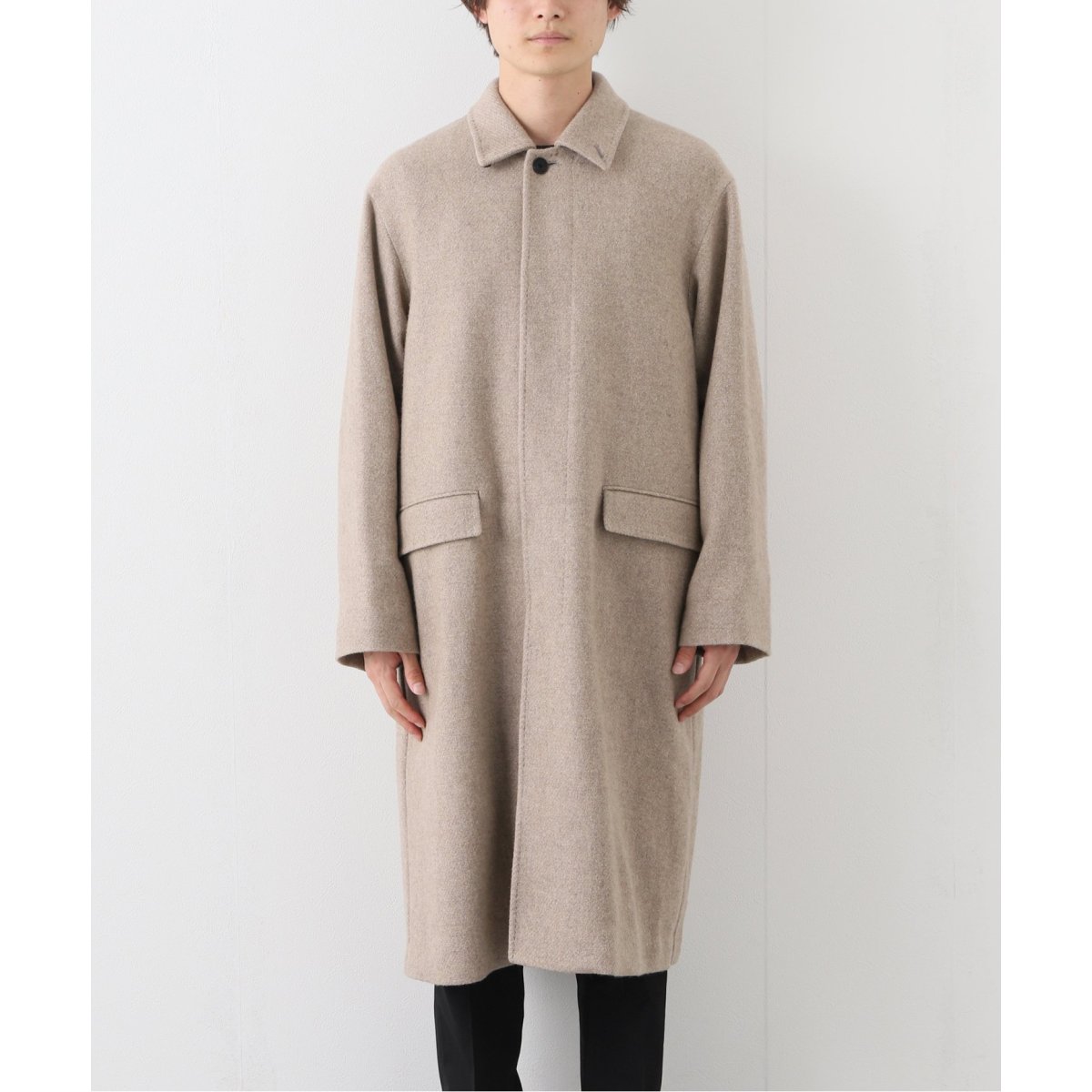 ATON/エイトン】 WASHED CASHMERE BALMACAAN COAT | エディフィス