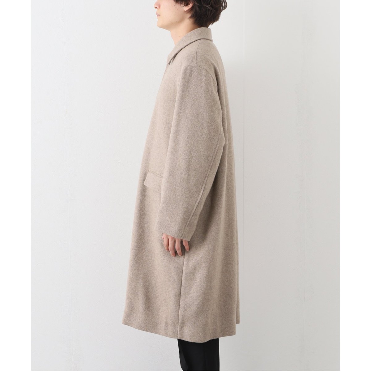 ATON/エイトン】 WASHED CASHMERE BALMACAAN COAT | エディフィス