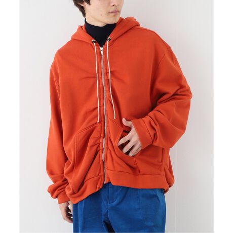 CAMIEL FORTGENS / カミエル・フォートヘンス】WRINKLE ZIP HOODIE 