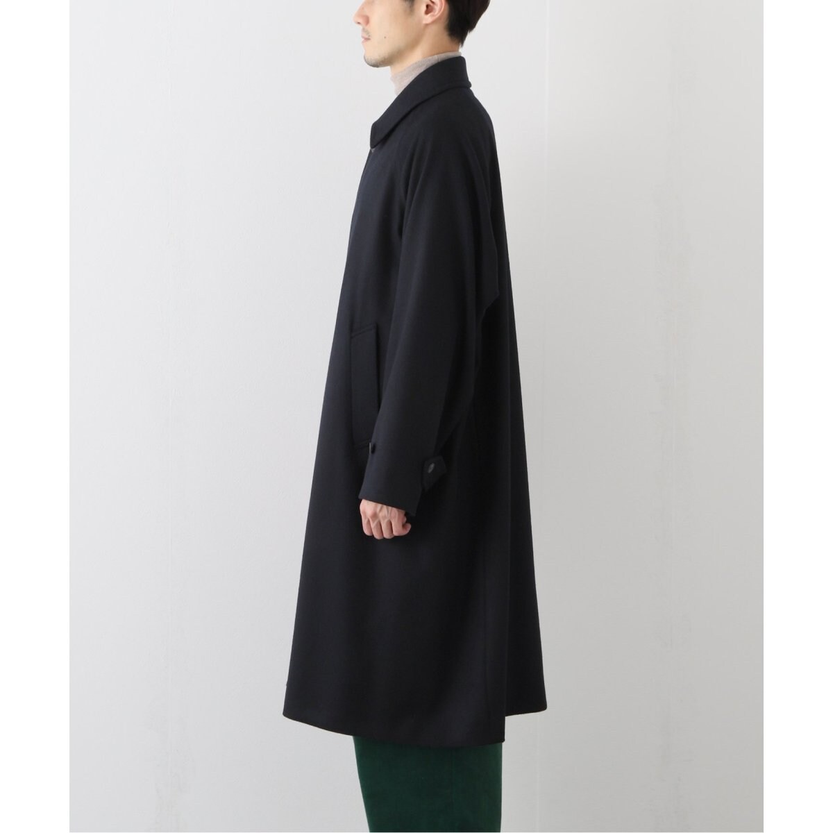 ラブークル　アルパカ　バルカラーコート ウールアルパカシャギー ダブルブレストコート （その他アウター