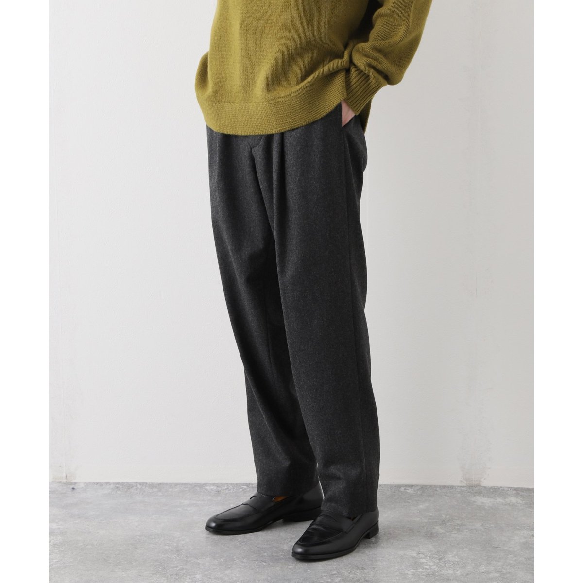 マーガレットハウエルフランネルチェックパンツ