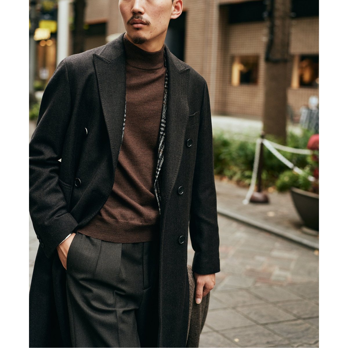 Loro Piana / ロロピアーナ】ダブルブレスト チェスターコート 