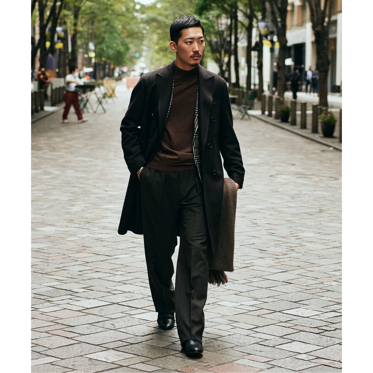 Loro Piana / ロロピアーナ】ダブルブレスト チェスターコート Loro Piana / ロロピアーナ】ダブルブレスト チェスターコート