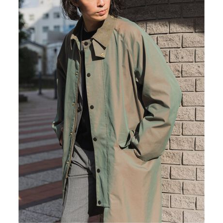Barbour バブアー トレンチコート 軽 アーバンリサーチ別注 ノンオイルド