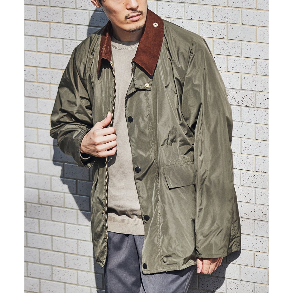 【Barbour  バブアー】別注 Transport Long LIMONTAメンズ