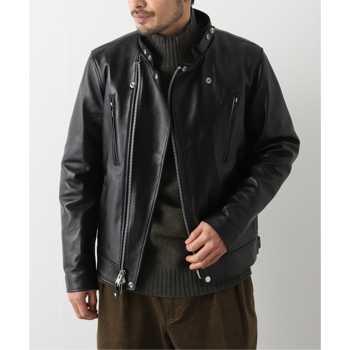 Schott / ショット】DOUBLE BREAST RIDERS JACKET | エディフィス