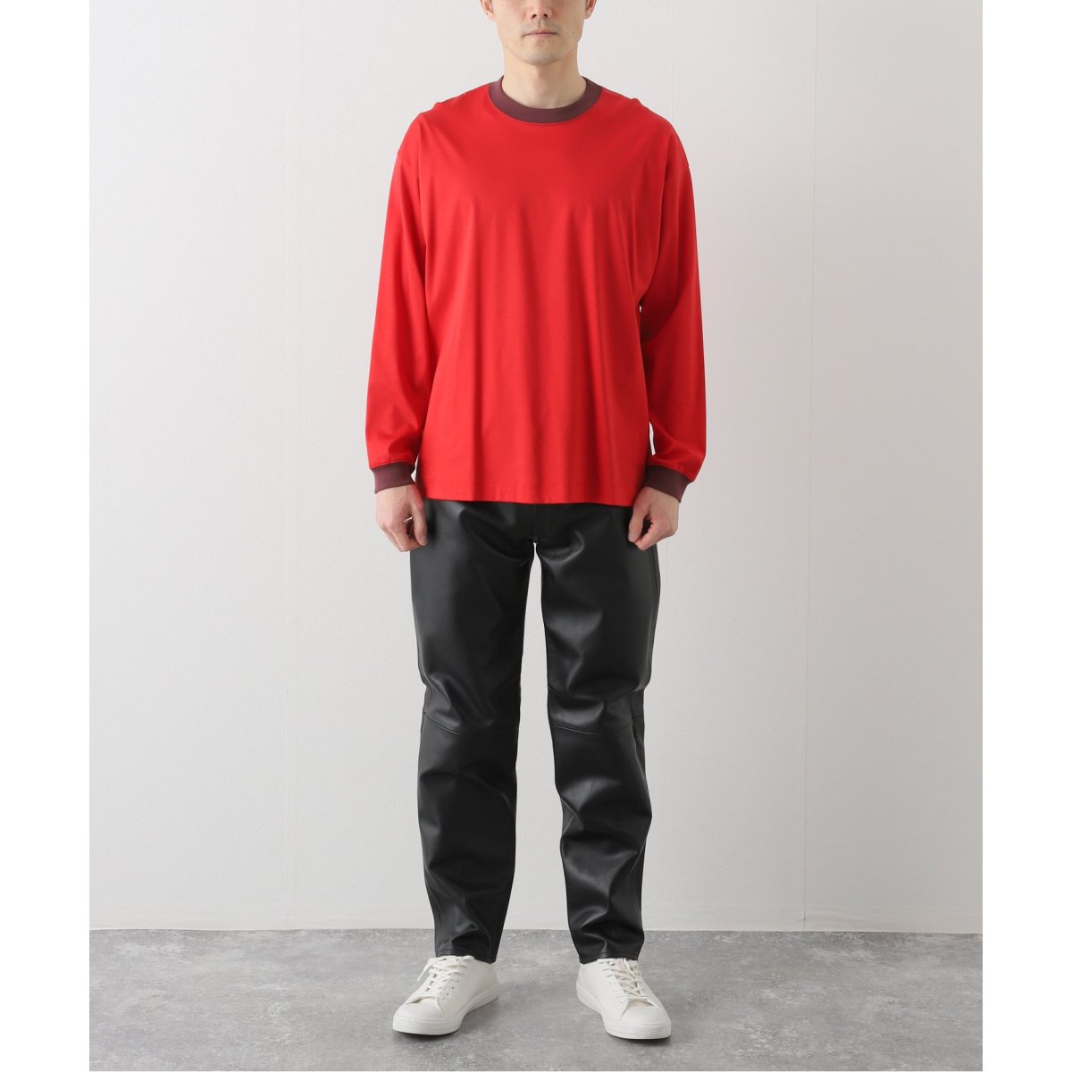 LA BOUCLE / ラブークル】5ポケット カウレザーパンツ | エディフィス