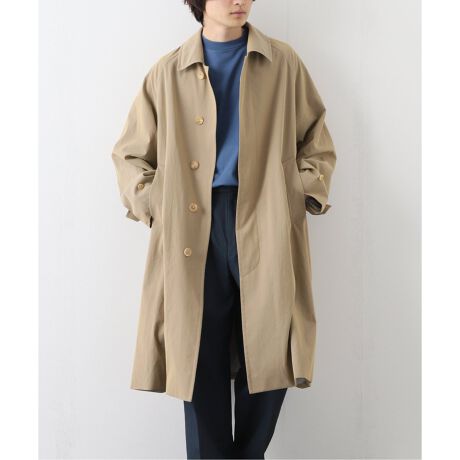LA BOUCLE / ラブ―クル】バルカラー シャンブレー ツイルコート 
