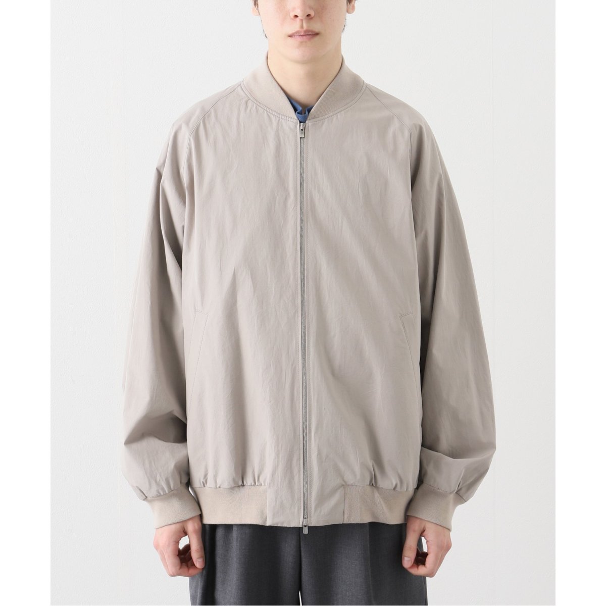 ATON/エイトン】KYOTO TSURIZOME COTTON FLIGHT JACKET ATON/エイトン】KYOTO TSURIZOME COTTON FLIGHT JACKET