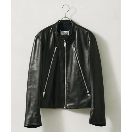 MAISON MARGIELA / メゾン マルジェラ】5 ZIP LEATHER JACKET 