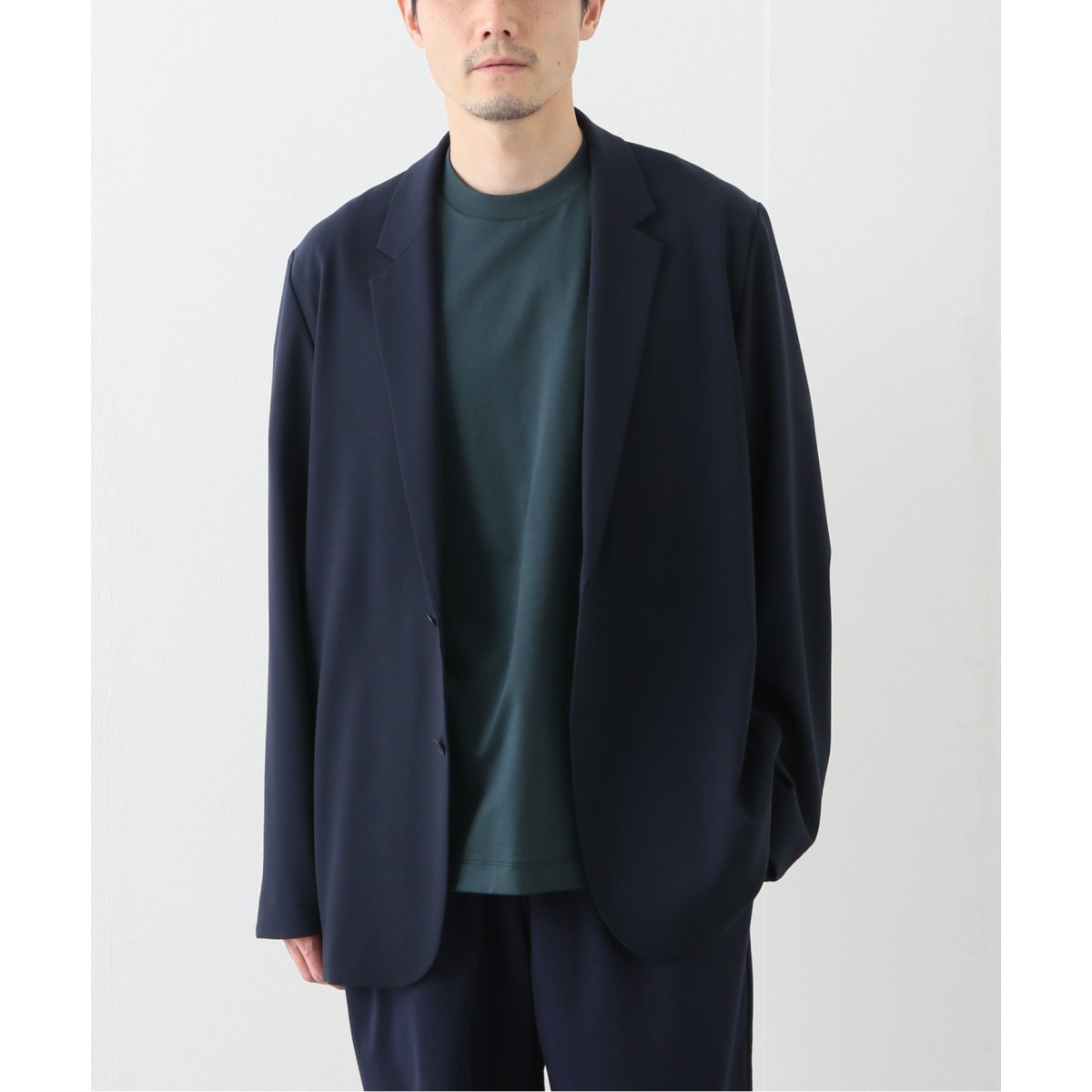 Aton WOOL OXFORD テーラードジャケット ATON / エイトン】WOOL OXFORD TAILORED JACKET | エディフィス