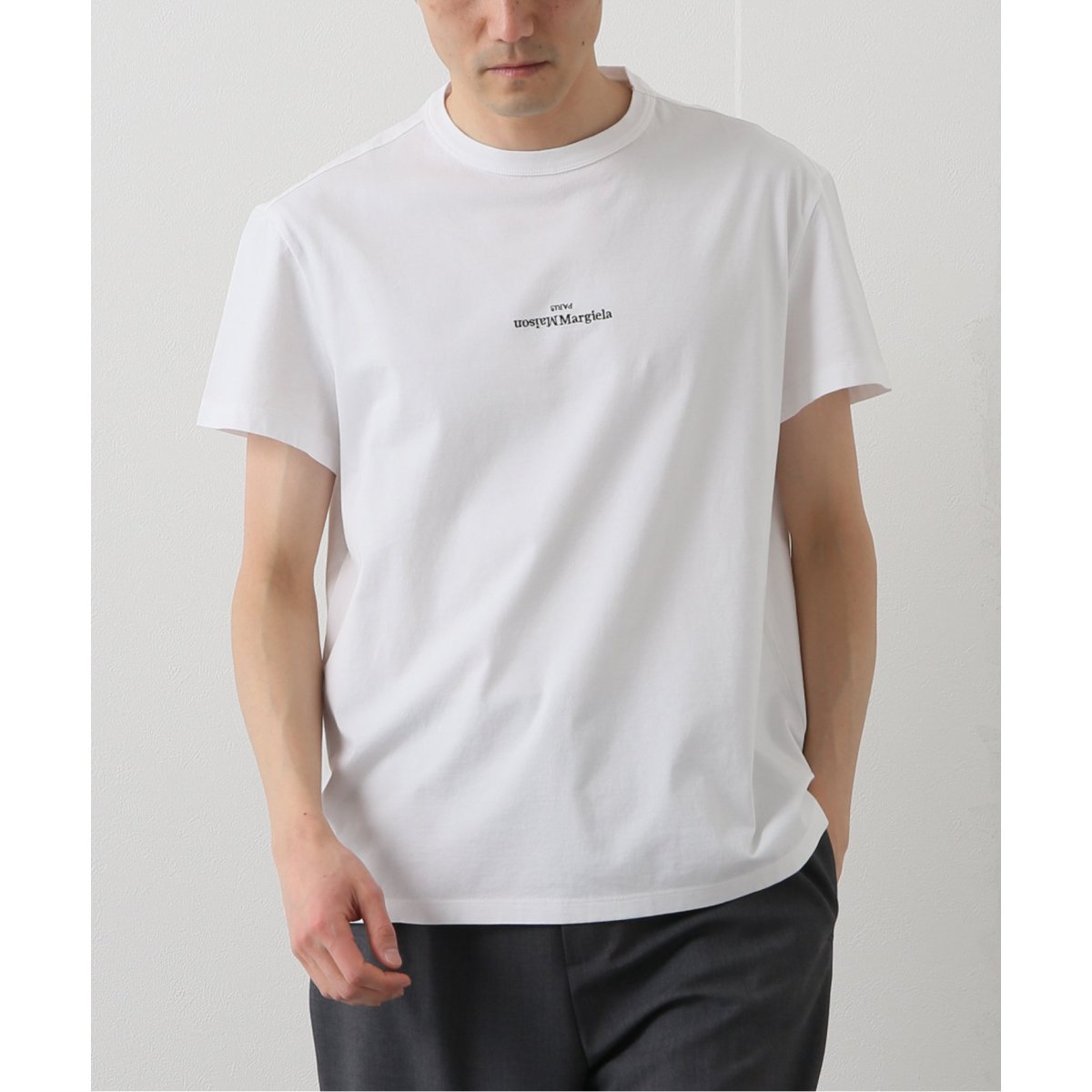 MAISON MARGIELA / メゾン マルジェラ】Reversed logo T-shirt